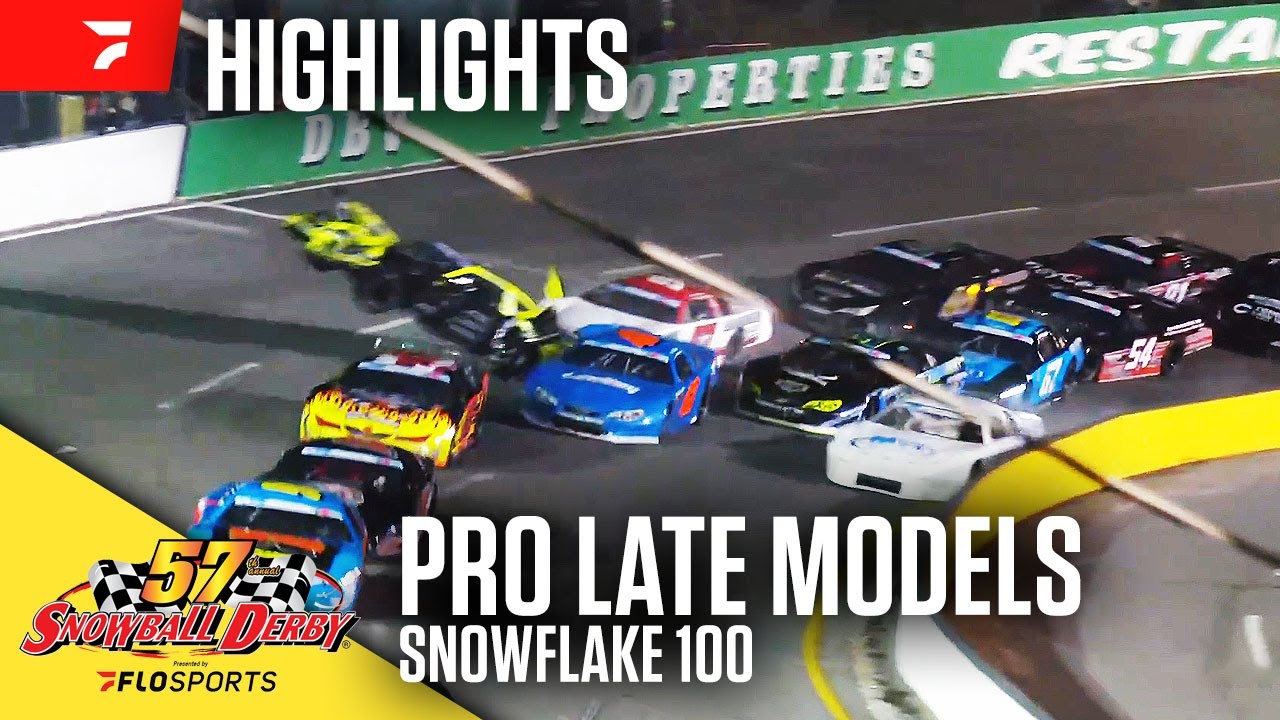 Snowflake 100 | Pro Late Models at Five Flags Speedway 12/7/24 | Highlights