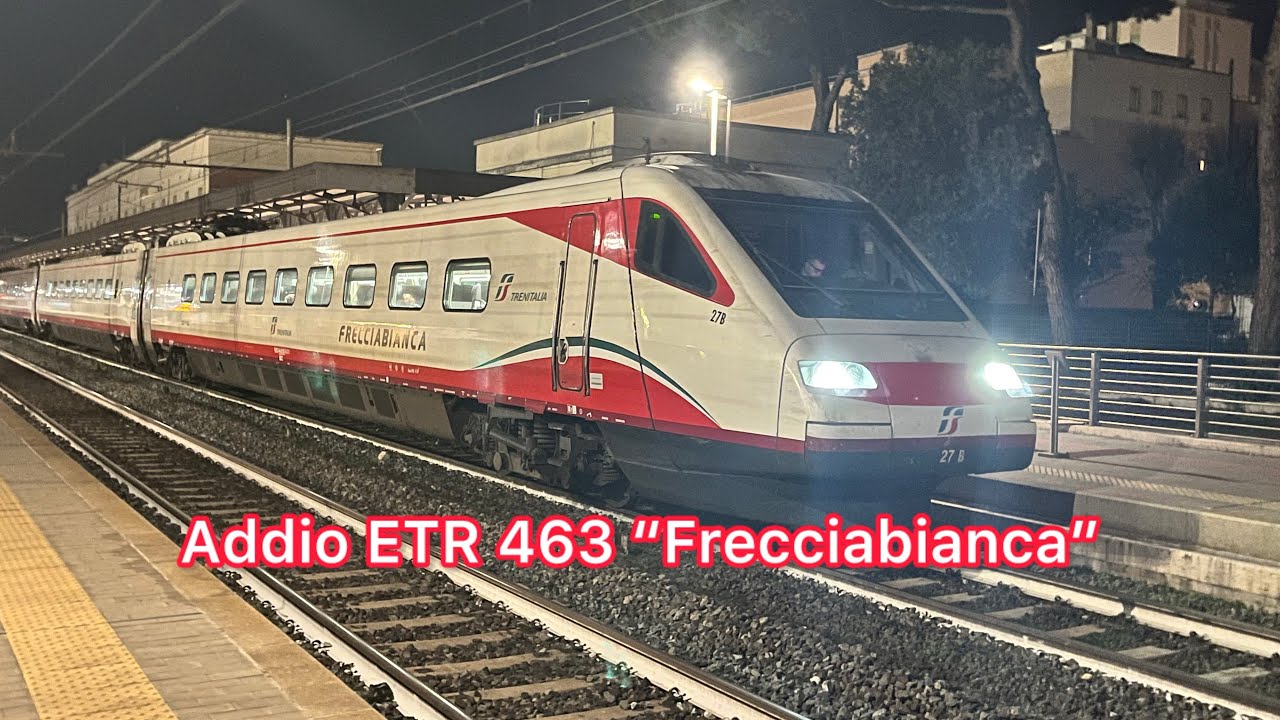 Addio ETR 463 “Pendolino”: un lento addio ai Frecciabianca + trip report su ETR 463.27