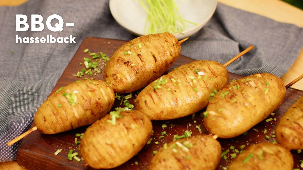 Hasselback aardappel-spies | BBQ | Allerhande