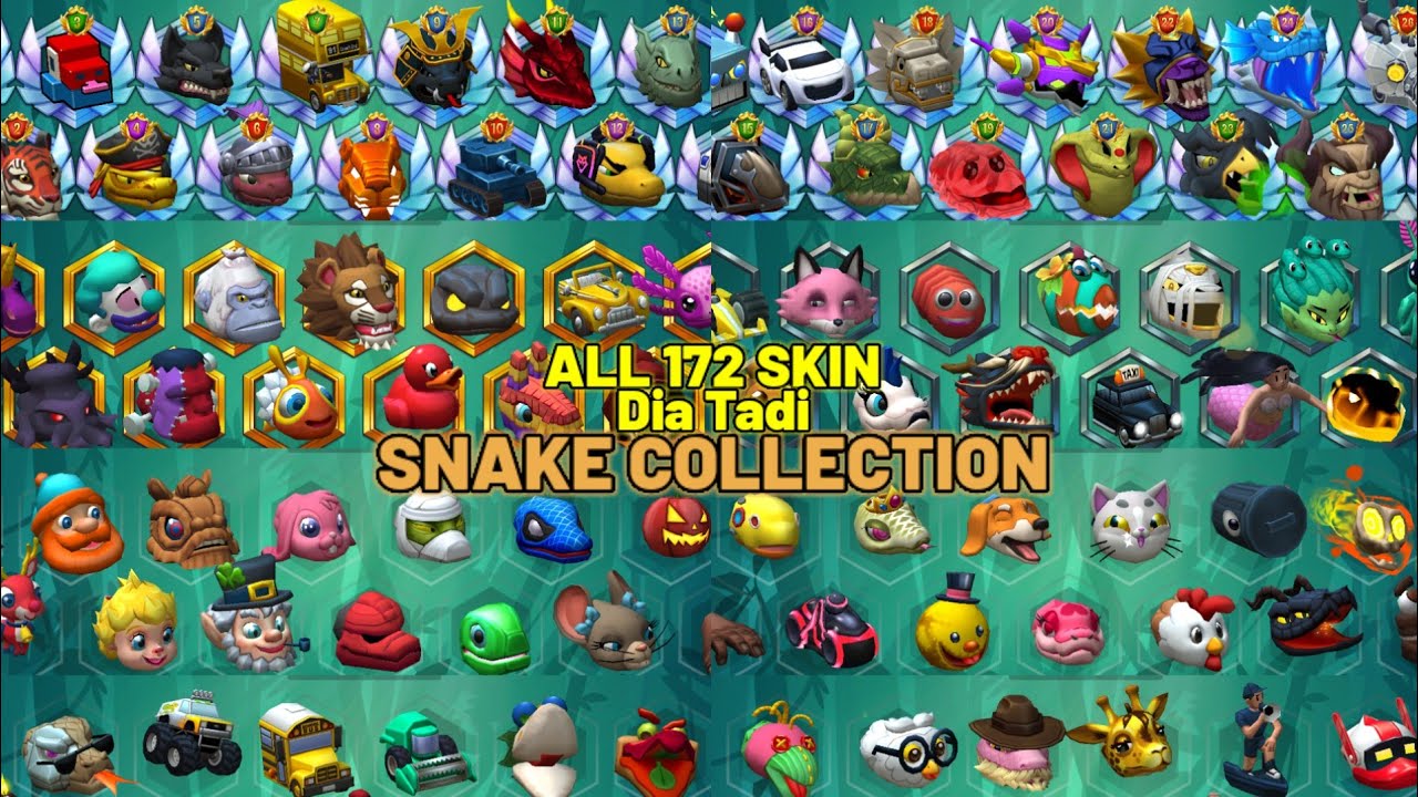 Snake Rivals - All 172 Skins of DiaTadi collection