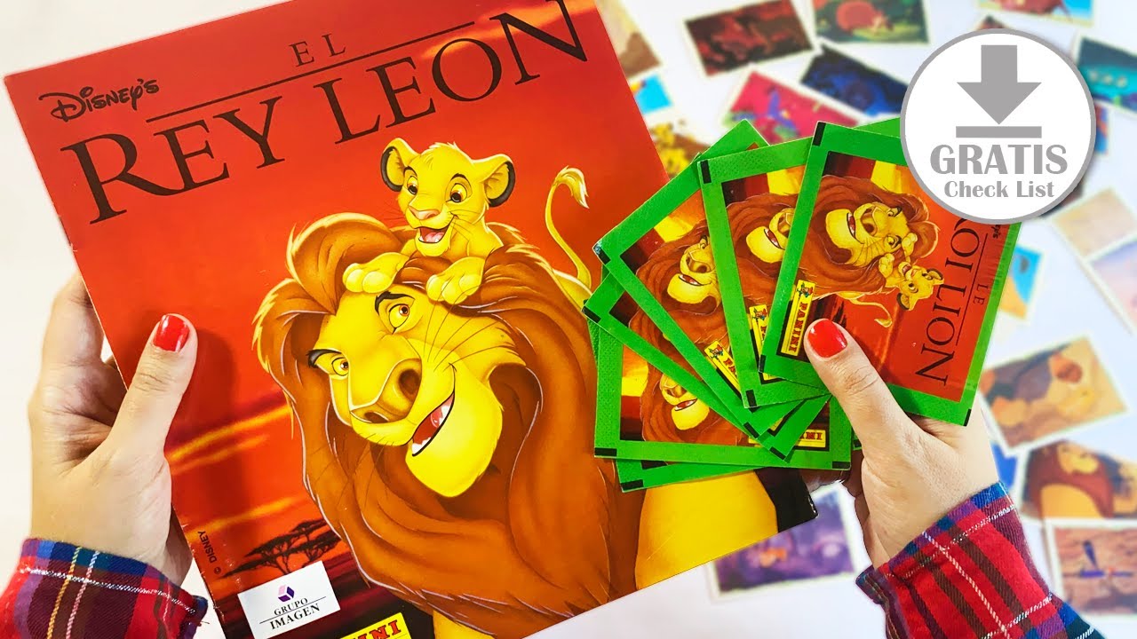 EL REY LEÓN 👑🦁 Álbum REVIEW Panini México 1995 📝 Descarga GRATIS Check List