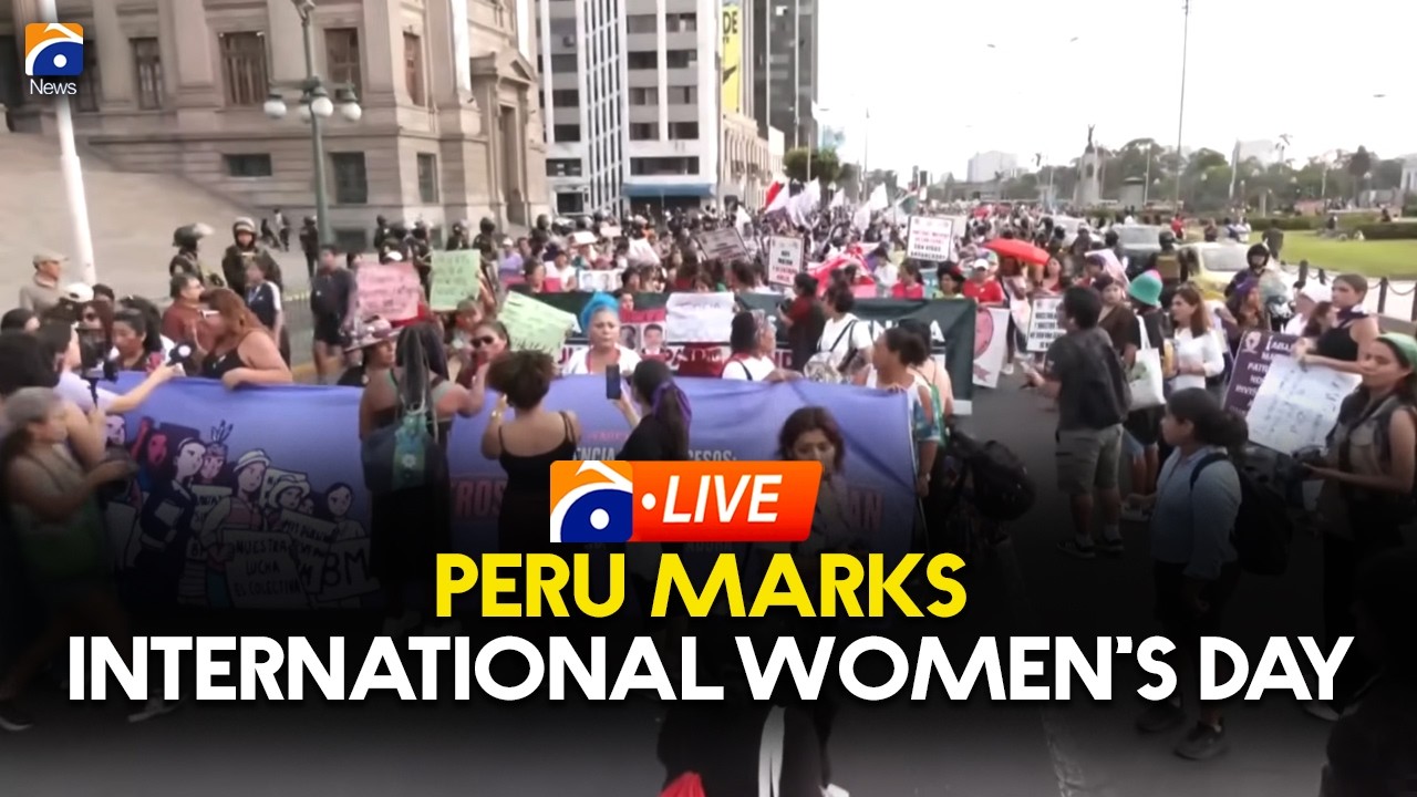 LIVE: Peru marks International Women's Day | Geo News English
