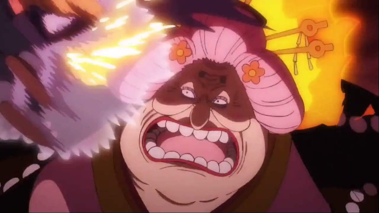 Zoro,Law, Kid Epic combo throw Big Mom of Onigashima | One Piece