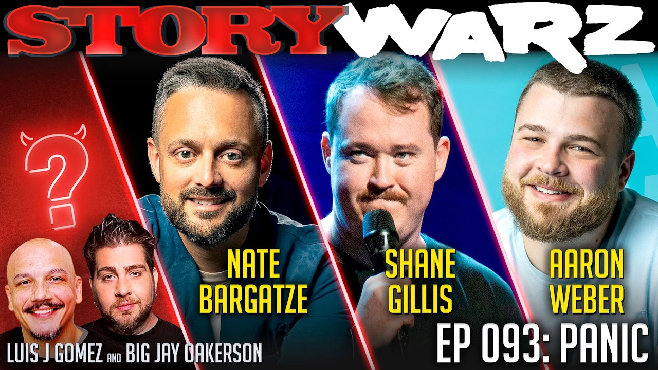 Shane Gillis vs Nate Bargatze vs Aaron Weber | Story Warz | Episode 093: Panic