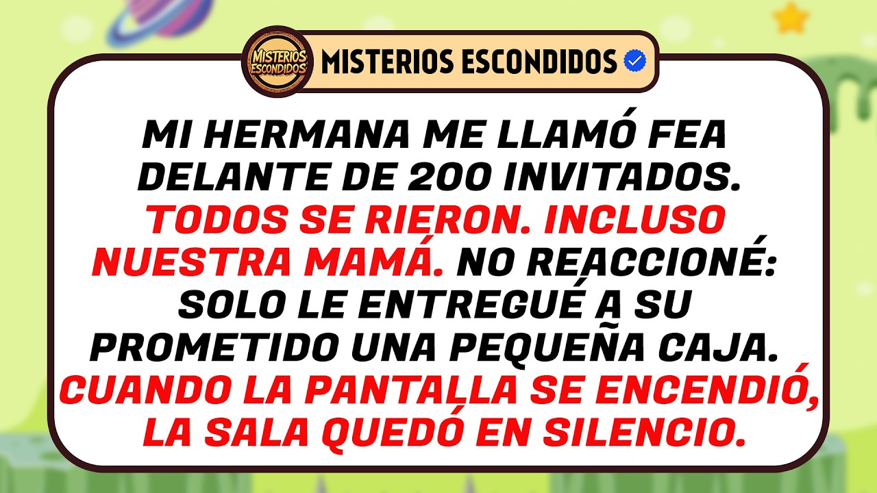 En La Fiesta De Compromiso, Mi Hermana Me Llamó Fea Y Yo Respondí Con Un Regalo Que Lo Cambió Todo.