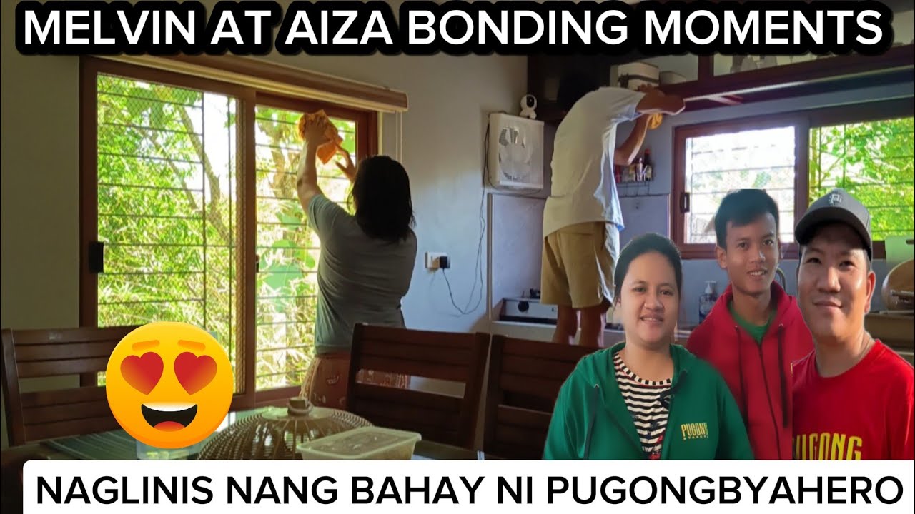Wow Melvin at Aiza nag bonding! Naglinis ng pbhouse @PugongByahero 