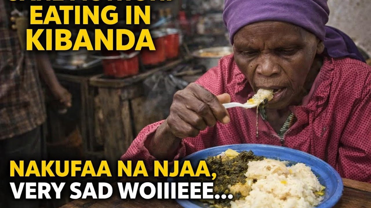 JANE MUTHONI MOTHER VIDEO TRENDING EATING IN KIBANDA ...NAKUFA NA NJAA SINA CHAKULA..😭😭😭
