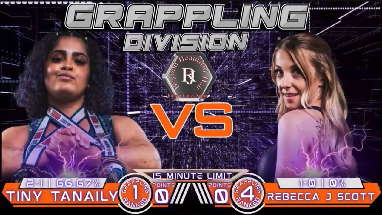 Rebecca J Scott “RJS” vs Tiny Tanaily Grappling Division Bout (ETF Round 1)
