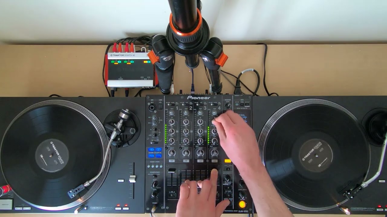 Reloop RP-4000 MK2 + Pioneer DJM 850 - Techno/Dark Techno Mix May 2024