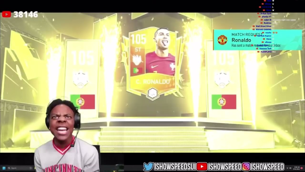 Speed Packs Ronaldo 4 times 😂😂
