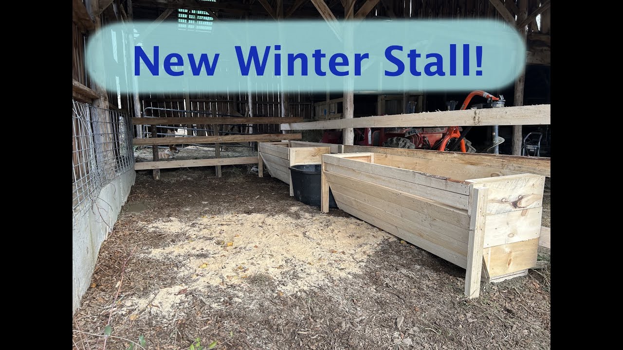 Prepping for Winter: New Stall for Horses