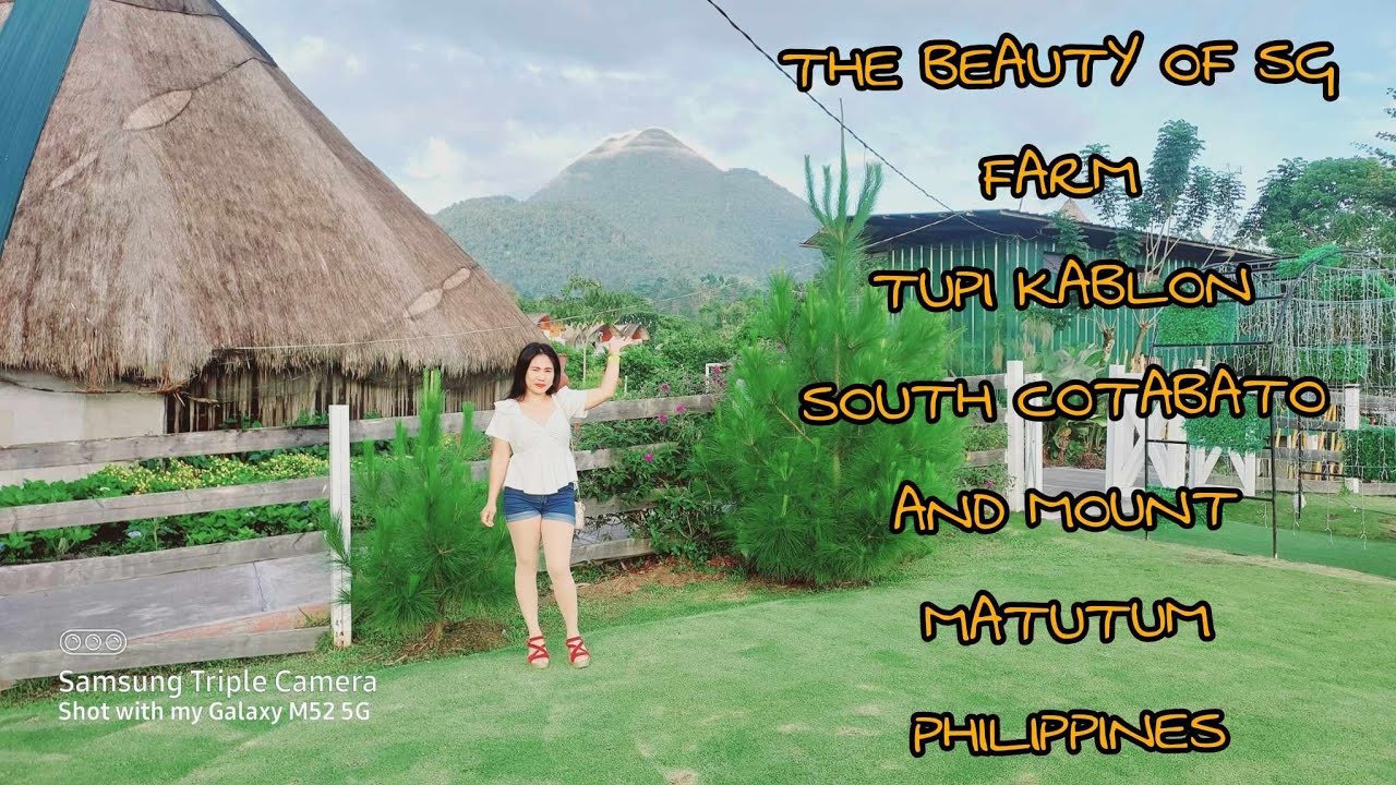 THE BEAUTY  OF STRAWBERY AND GUYABANO FARM UNDER THE MOUNT MATUTUM VIEW