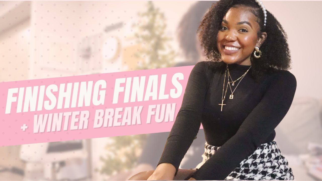Finishing Finals + My 1 Week Winter Break before MCAT Studying Begins! | BeautyandBrains