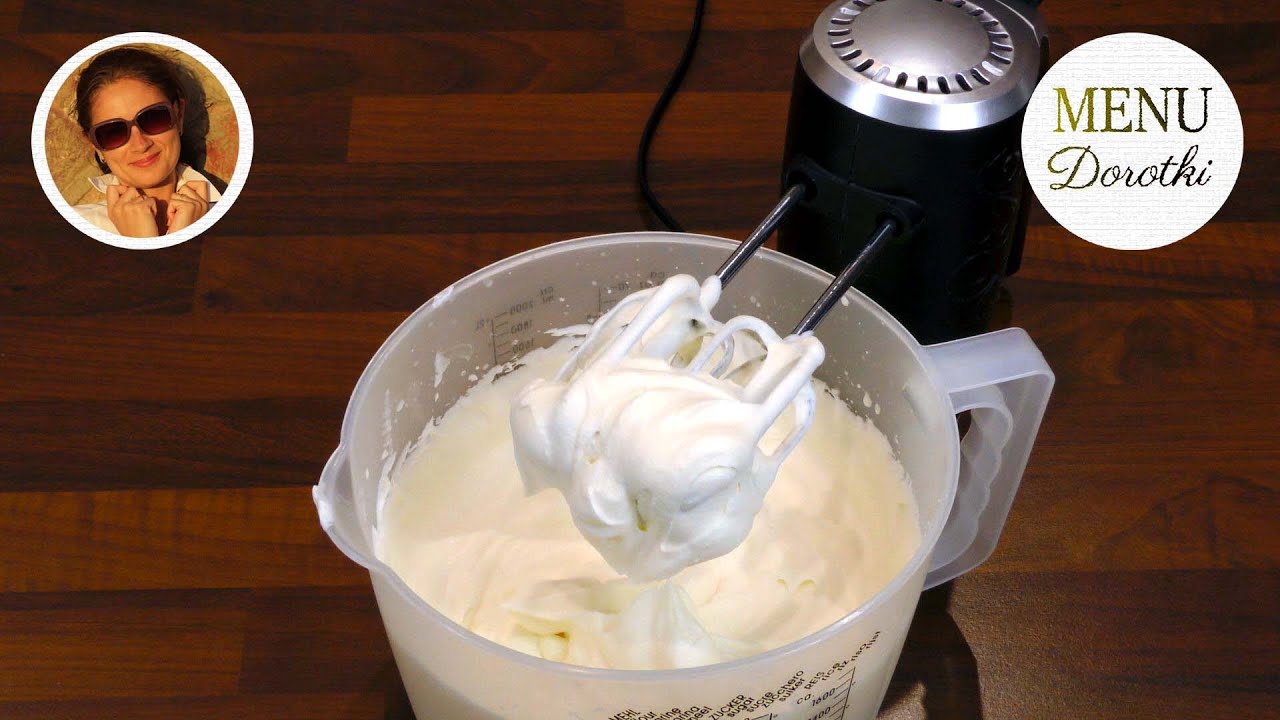 Jak zrobić krem z mascarpone i śmietany, czyli pyszny krem śmietanowy lub śmietankowy. MENU Dorotki