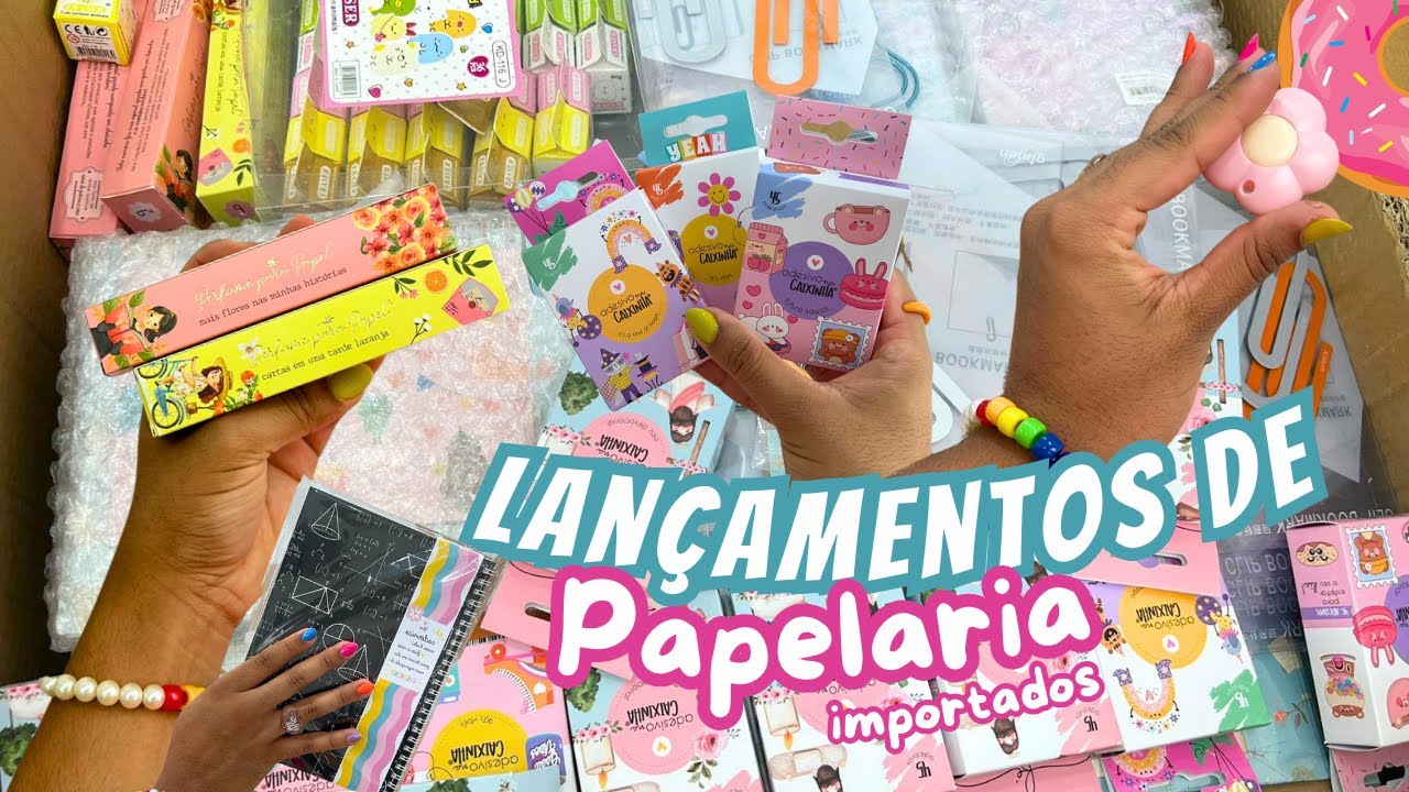 🎁 ABRINDO CAIXAS + LANÇAMENTOS DE PAPELARIA 🛍️ | PAPELARIA JUDÁ