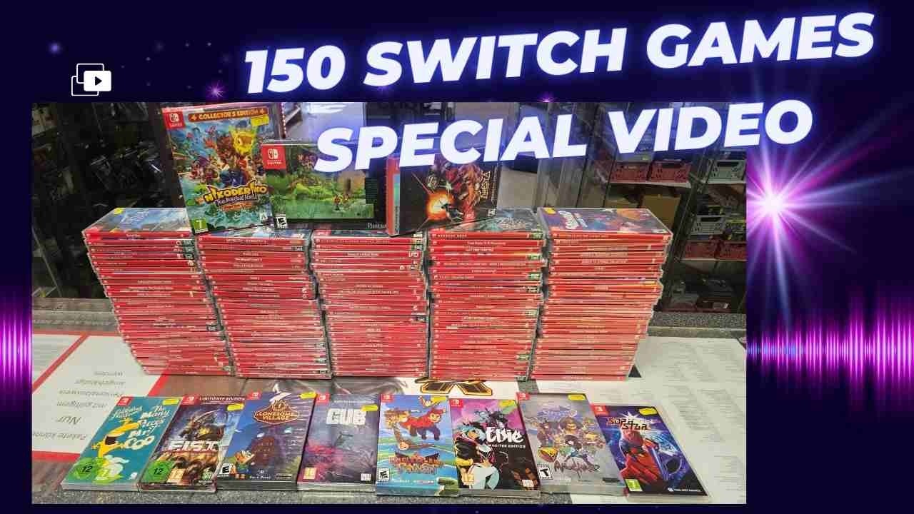 150 x Switch Games im Special Video