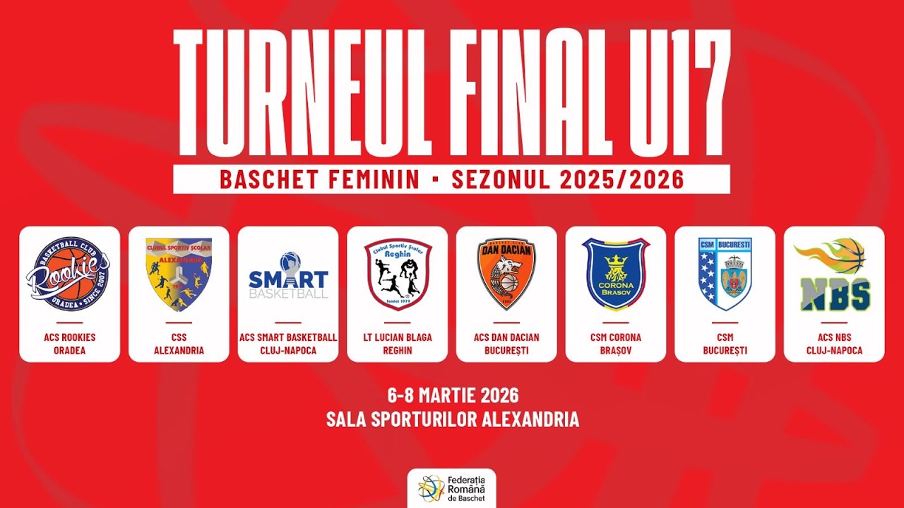 Turneul Final U17 Baschet Feminin 25/26 - LT Lucian Blaga Reghin - CORONA BRASOV