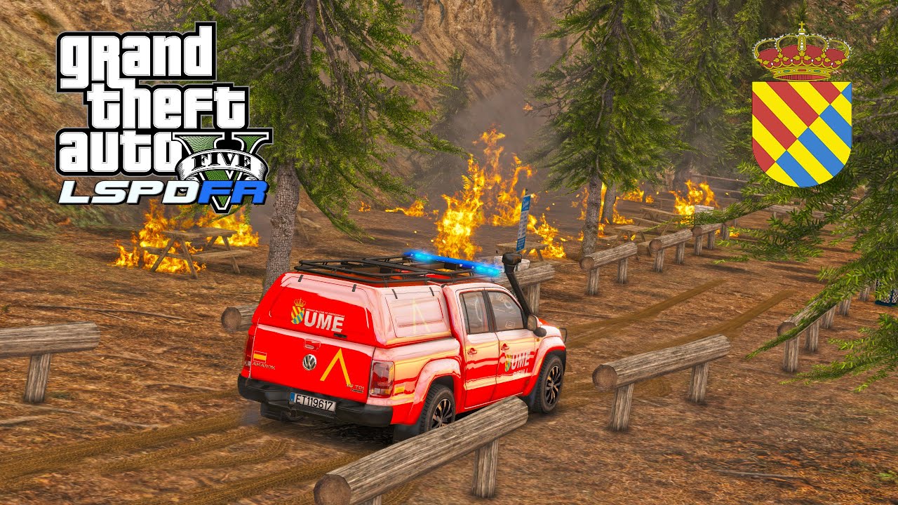 UNIDAD MILITAR de EMERGENCIAS ( UME ) INCENDIO  | -  (LSPDFR #1080)