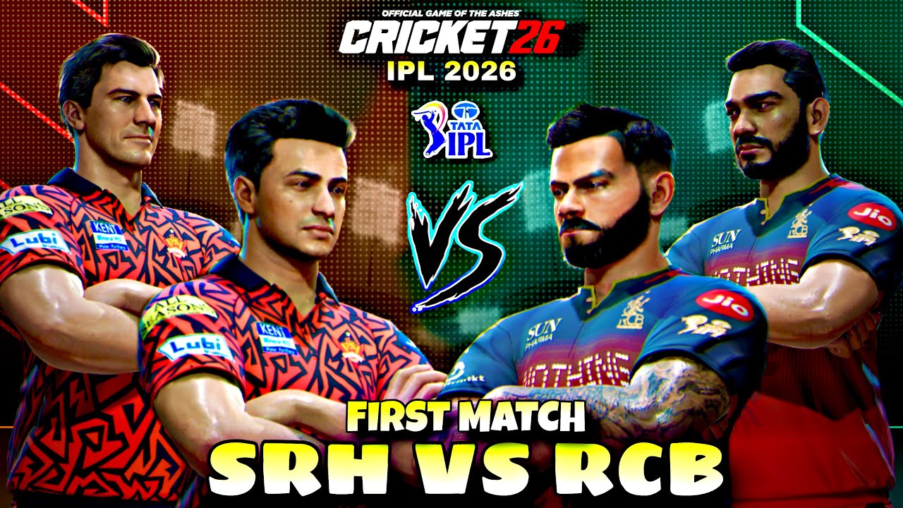 IPL 2026 FIRST MATCH 🔥 | SRH vs RCB | Cricket 26 Gameplay