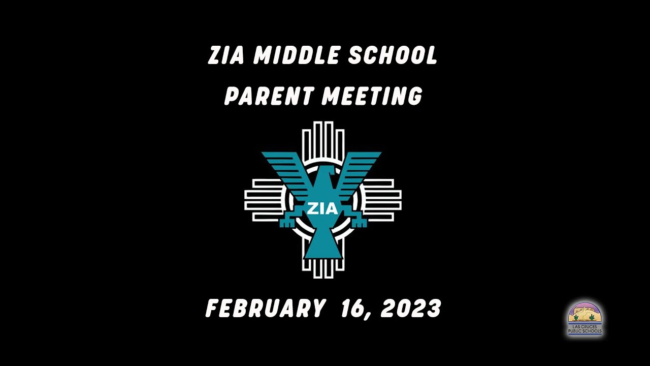 ZIA Middle School Parent Meeting