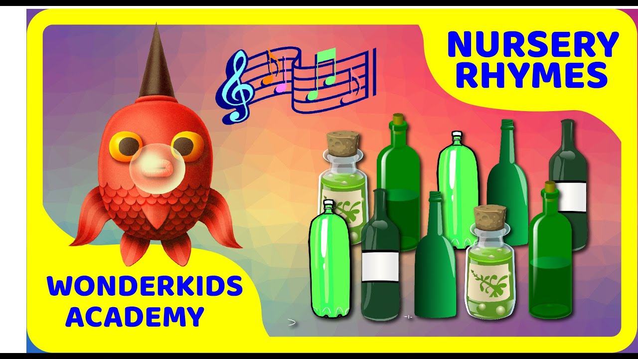 10 Green Bottles | Nursery Rhymes | Fun sing along for kids