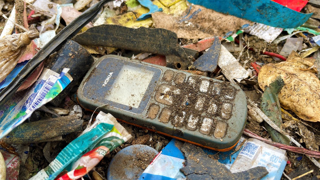 Реставрация заброшенного старого NOKIA103 || Нашел в мусорке НОКИА 2012г.
