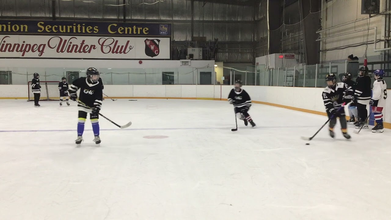 MINOR HOCKEY DRILL - Winger Breakouts Under Pressure