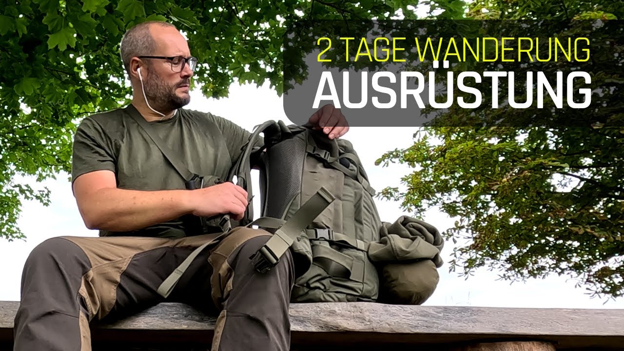 Meine Ausrüstung | 2 Tage Wanderung | Outdoor Tour | deutsch | Feuerabend | 014 | 2023