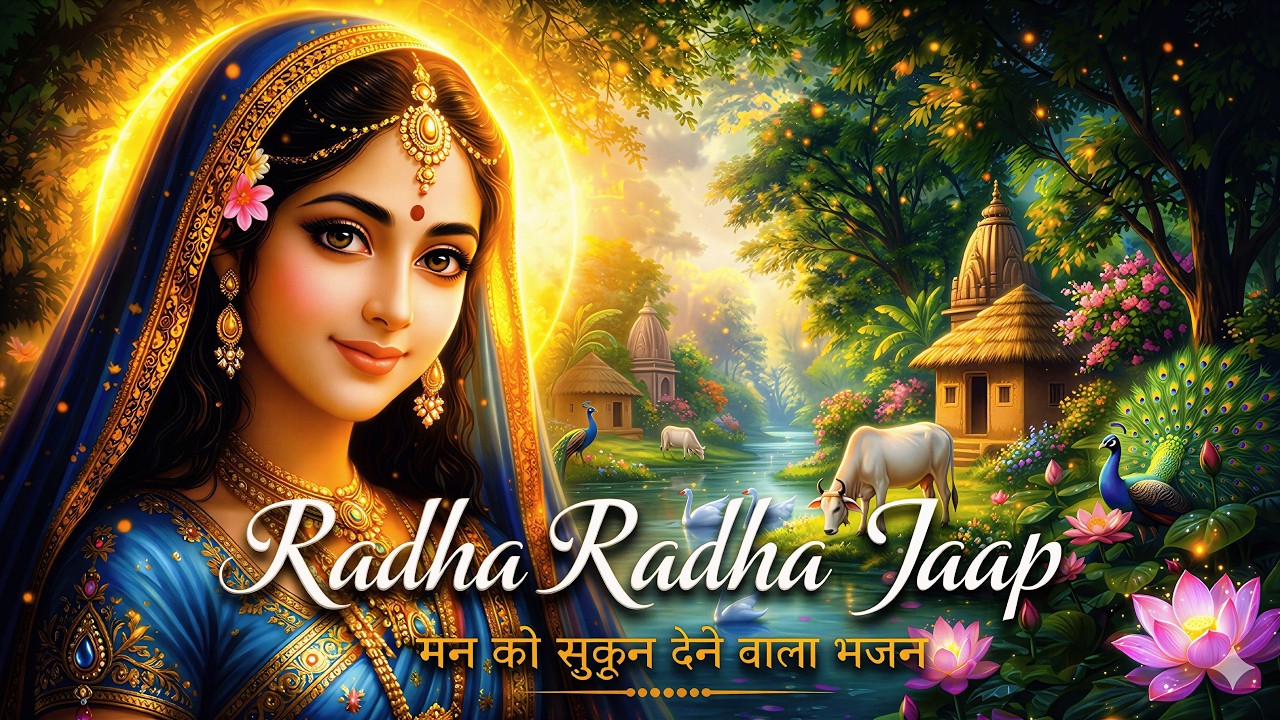 SHRI RADHA NAAM JAAP 1100 TIMES | Radha Naam Dhun | अखण्ड श्री राधा नाम जाप | Continuous radha naam