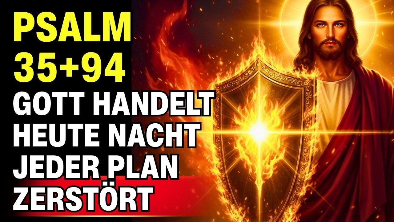 🔥 Psalm 35+94: Wer gegen dich intrigiert hat, wird in seine eigene Falle FALLEN, Gott handelt heute