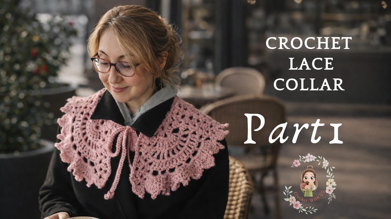 Crochet Elegant Lace Collar PART1