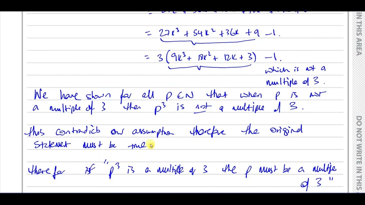 WMA14/01 (Edexcel) IAL P4 January 2023, Q9, Proof by Contradiction, Cube root 3 irrational
