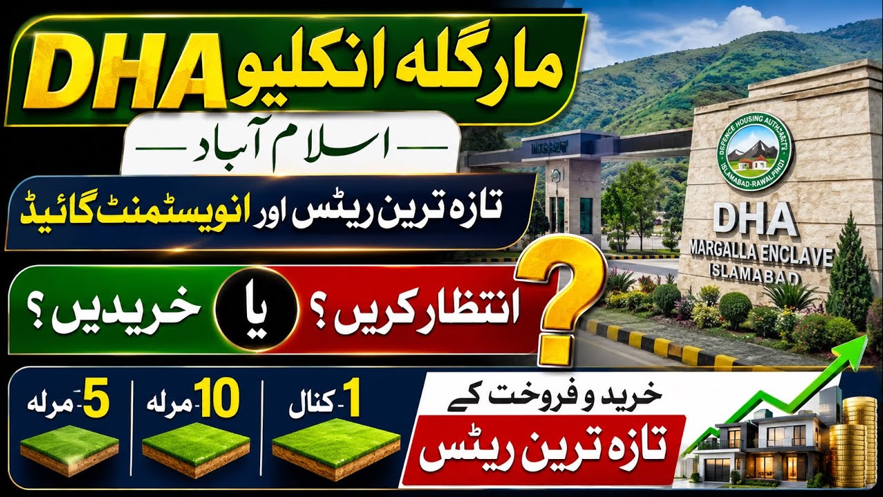DHA Margalla Enclave Islamabad|Latest Rates 2026 | Ab Kharidein Ya Intizar Karein?plot for sale#fyp