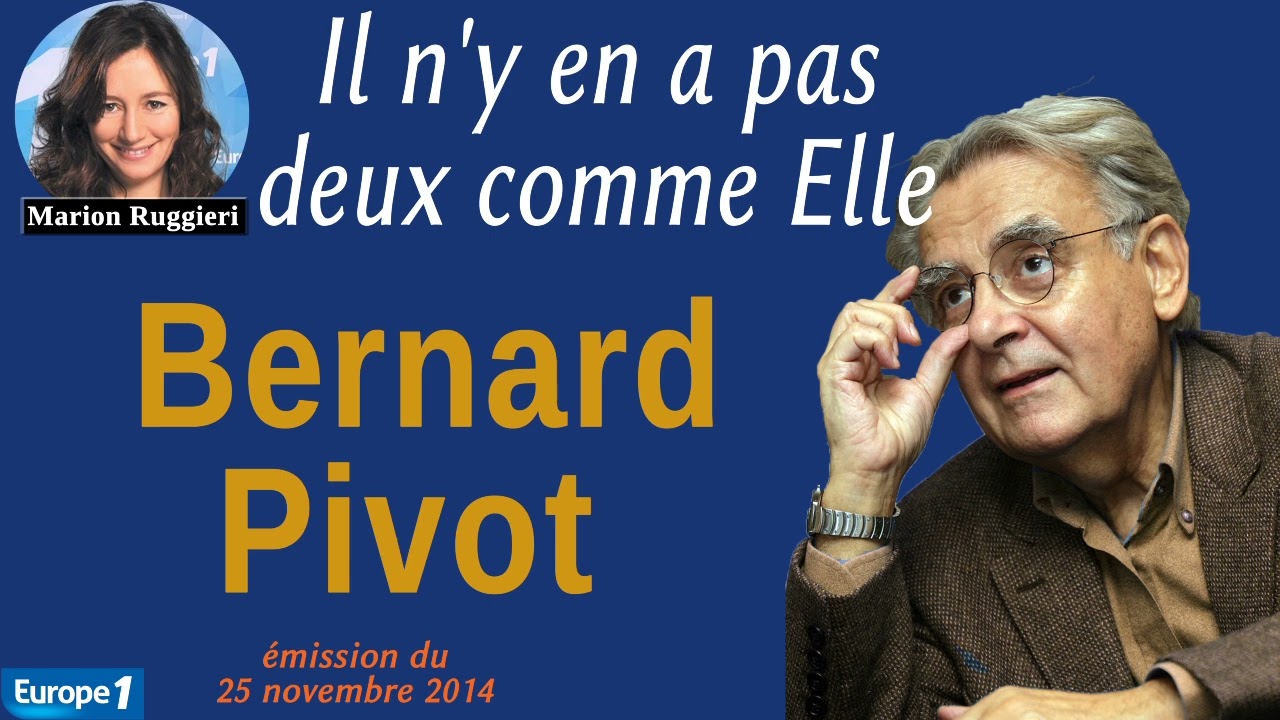Bernard Pivot invit&eacute; de Marion Ruggieri (25 novembre 2014)