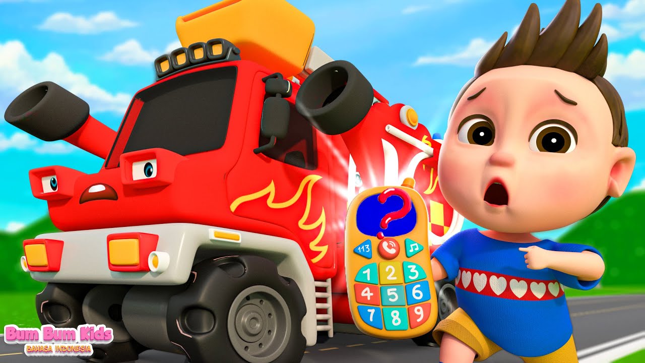 Roda Berputar - Roda di Mobil Damkar - Fire Truck | Bum Bum Kids Bahasa Indonesia - Lagu Anak Anak