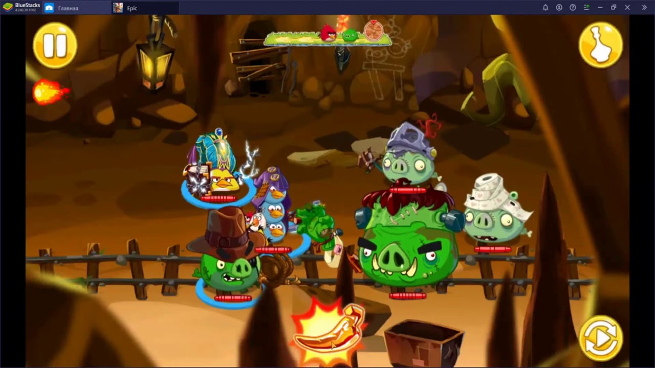 Angry Birds EPIC FULL GAME Part 2 ALL LEVELS