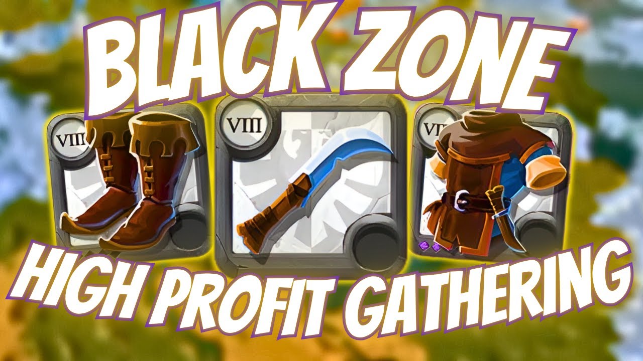 Black Zone Is The Key To HIGH PROFIT Gathering | Albion Online