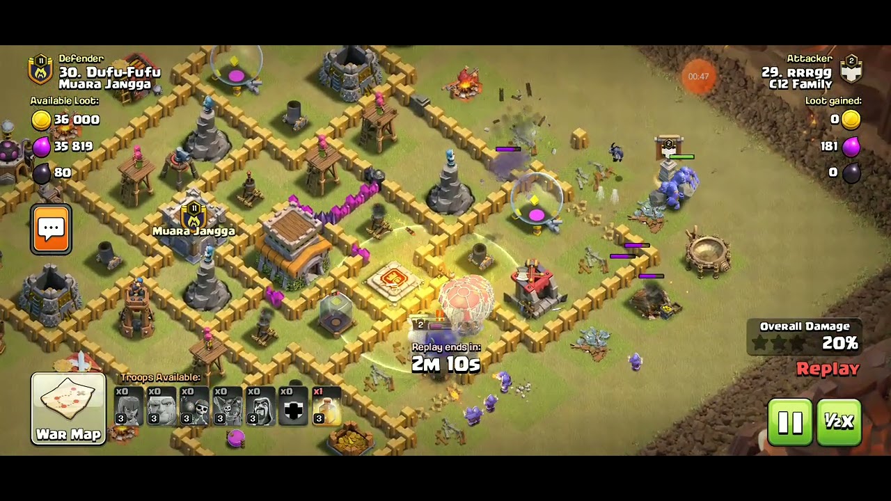 clash of clans TH 6 VS TH 8 clan war legend  3 star strategy