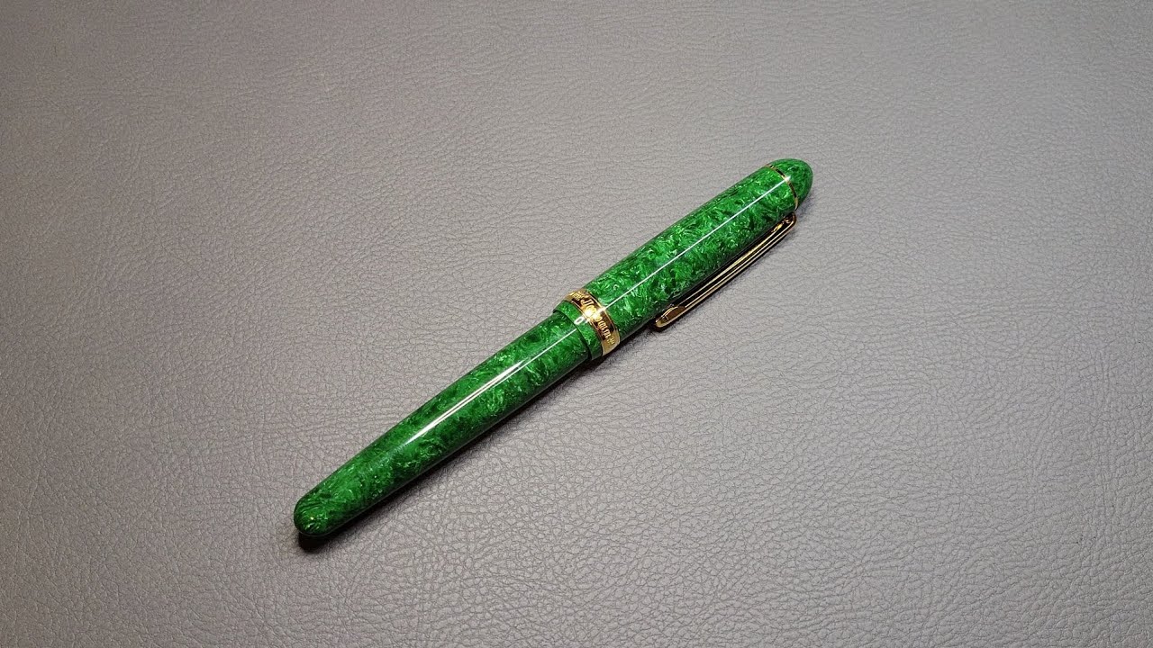 Platinum 3776 Century Celluloid Jade Fountain Pen Review