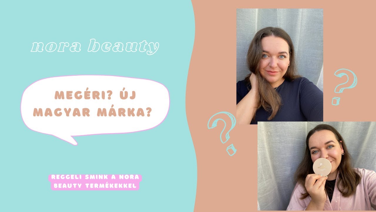 🌟🦌 NORA BEAUTY ~ reggeli gyors smink, ismerkedés a márkával, #grwm 🦌🌟