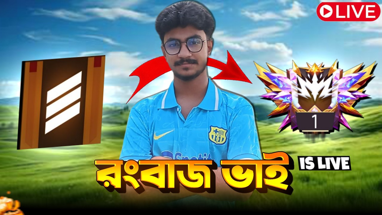 40k TARGET || New Season Grandmaster Top 1 PUSH...SNIPER KING ?? Free Fire LIVE