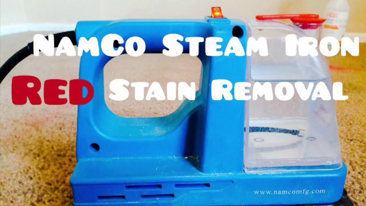 Namco steam iron /red stain removal/ how too/ DIY or call the professionals @ cleaning service pro