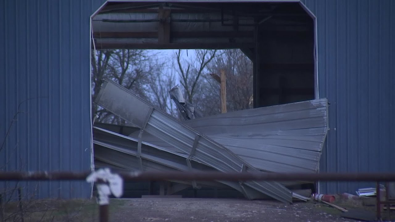 Storm damage reported along State Highway 48 near Bristow