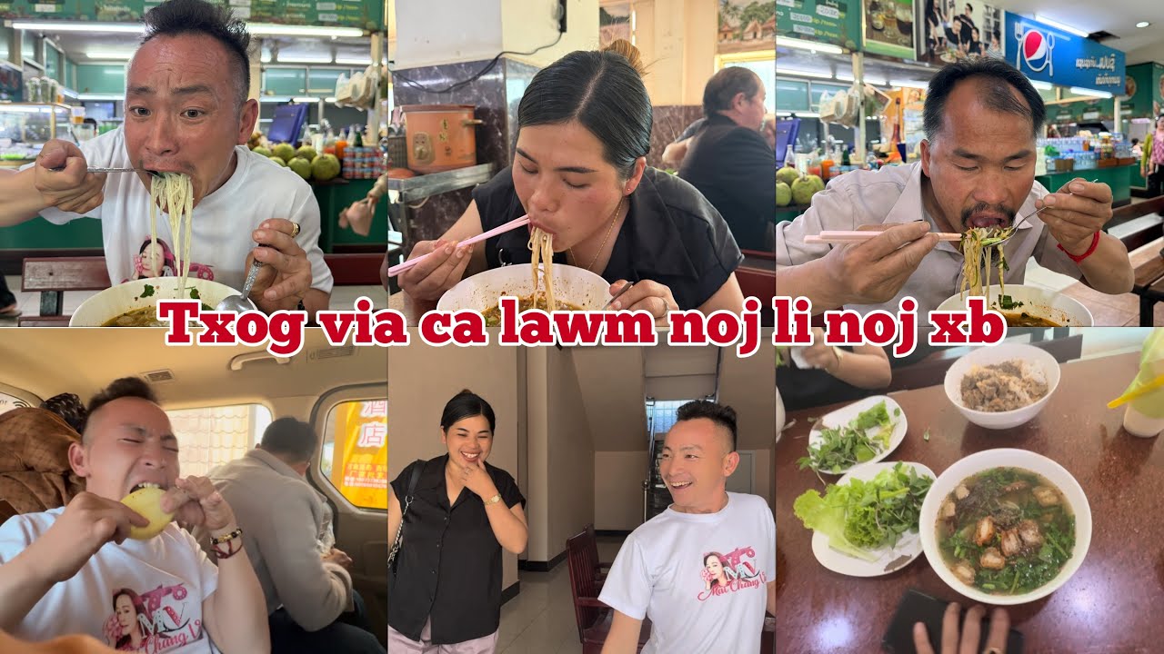 Tuaj txog via mus noj tshai thiab ncig taj laj xaub 