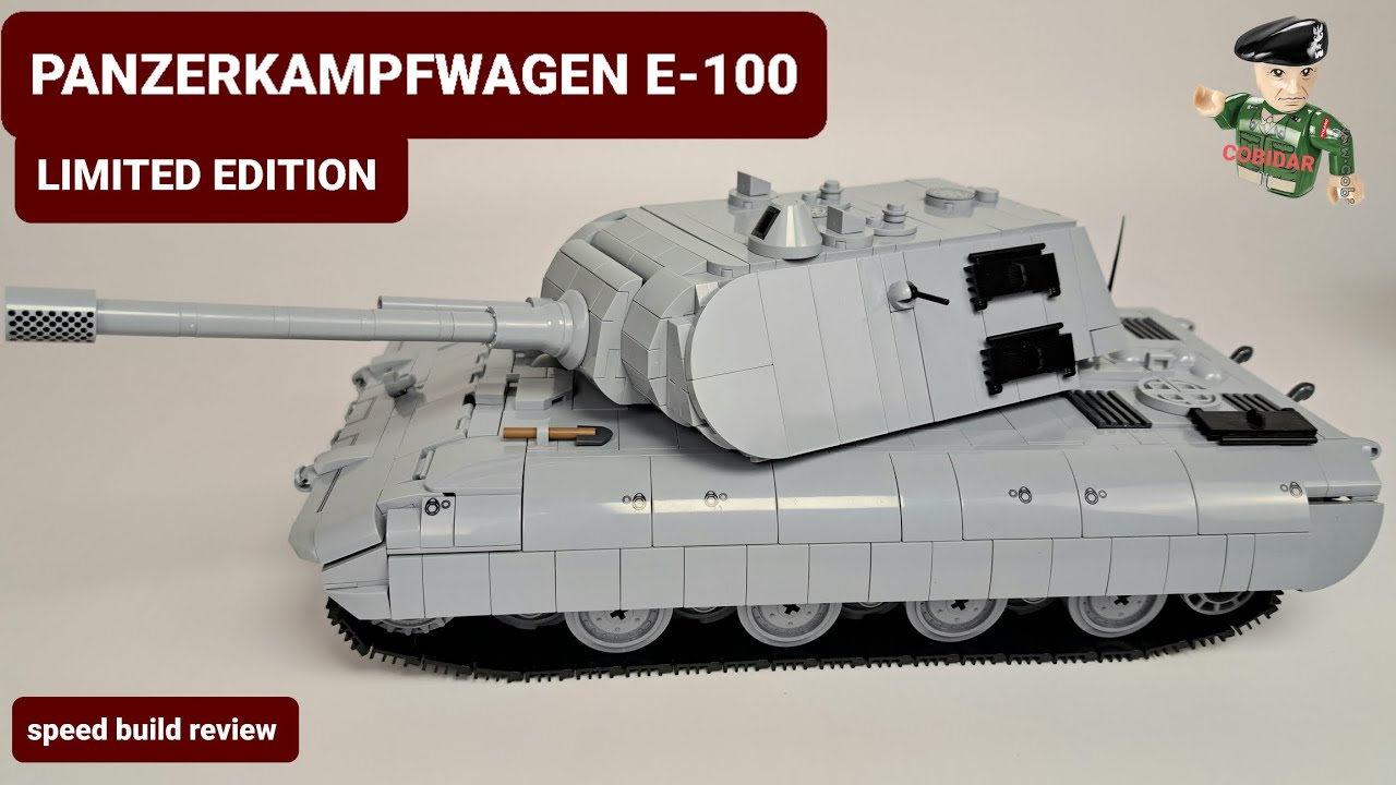 PANZERKAMPFWAGEN E-100 -LIMITED EDITION- COBI 2571  number 002. (speed build review)