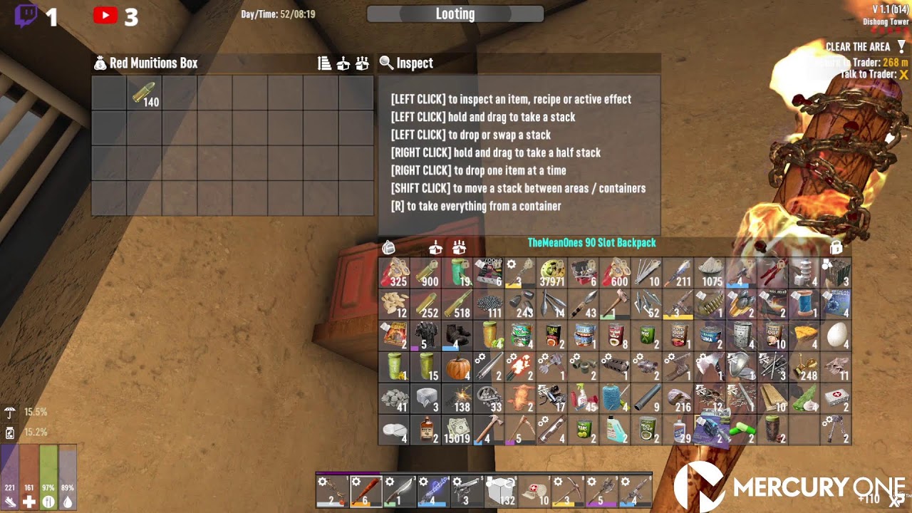 7 Days to Die ( Donate to mercuryone.org to help hurricane victims )