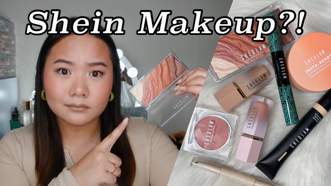 SHEIN MAKEUP?! (SHEGLAM) try on + first impressions | Tiffany Maisee