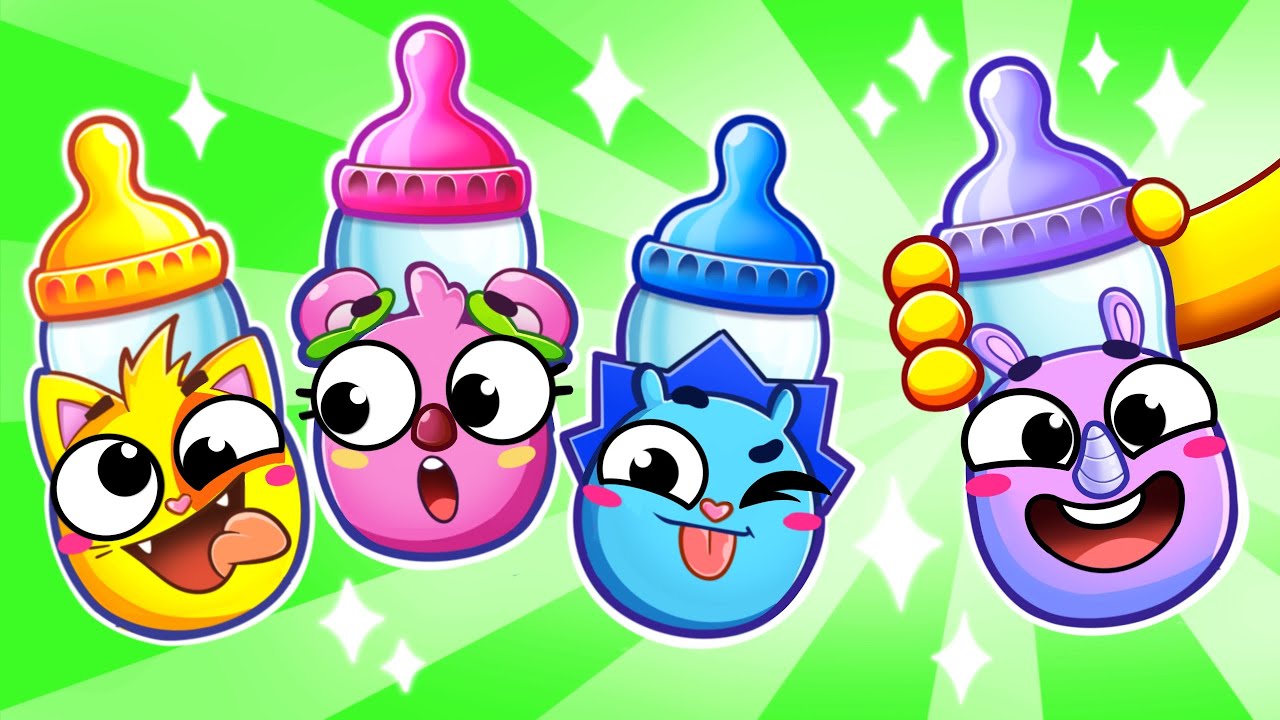 Bottle Feeding Song! 🍼 Siblings Care 💛 Kids Songs 😻 TinyTracks TV
