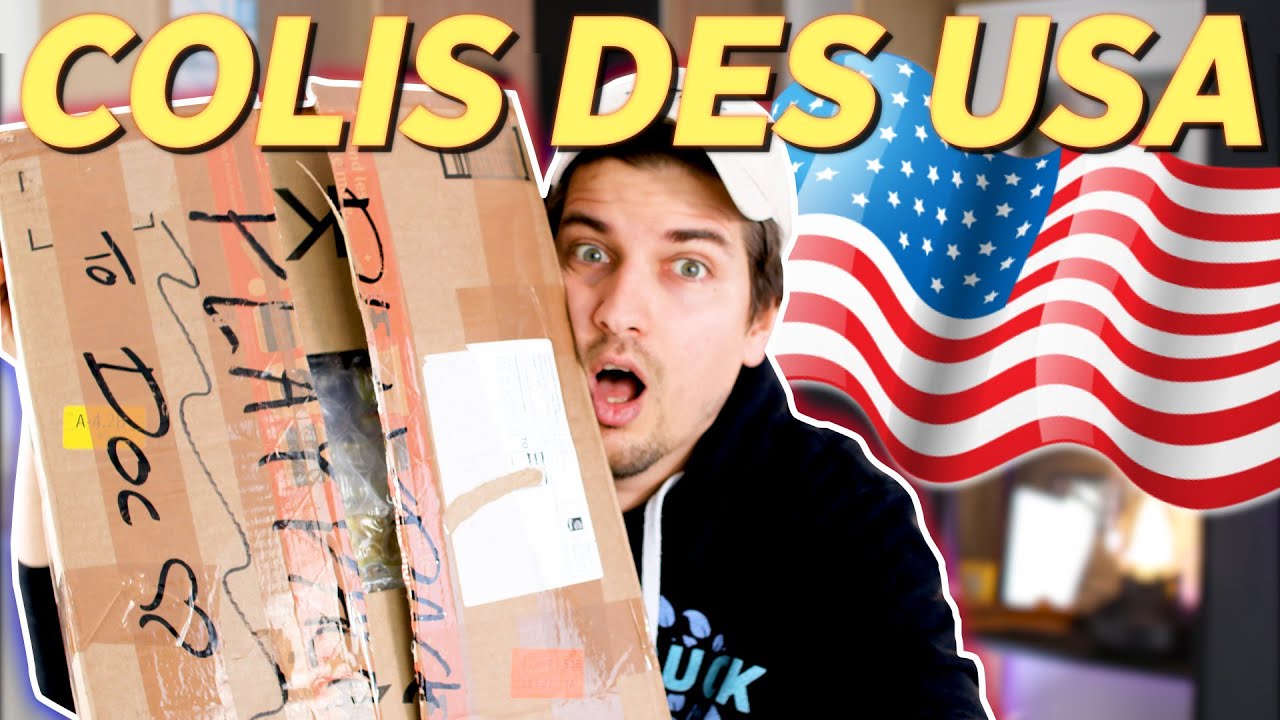 JE REÇOIS UN ÉNORME COLIS DES USA