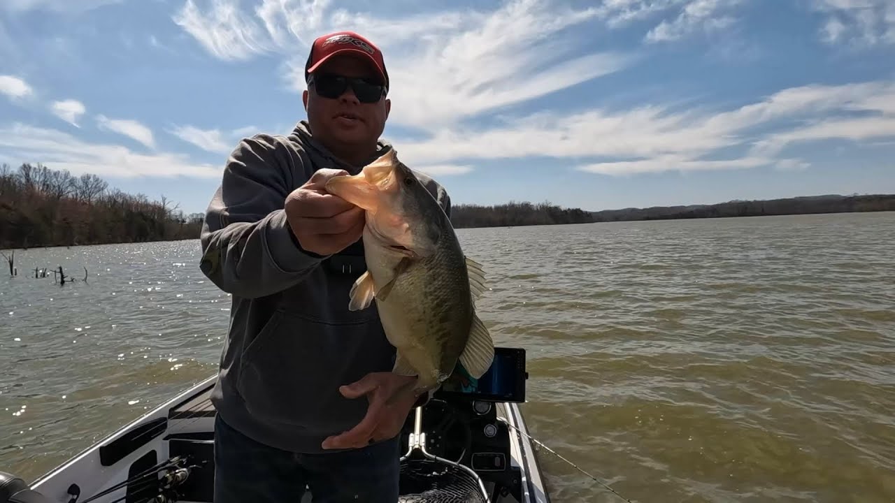 Cedar Creek Lake Bass Fishing March 12th 2025
